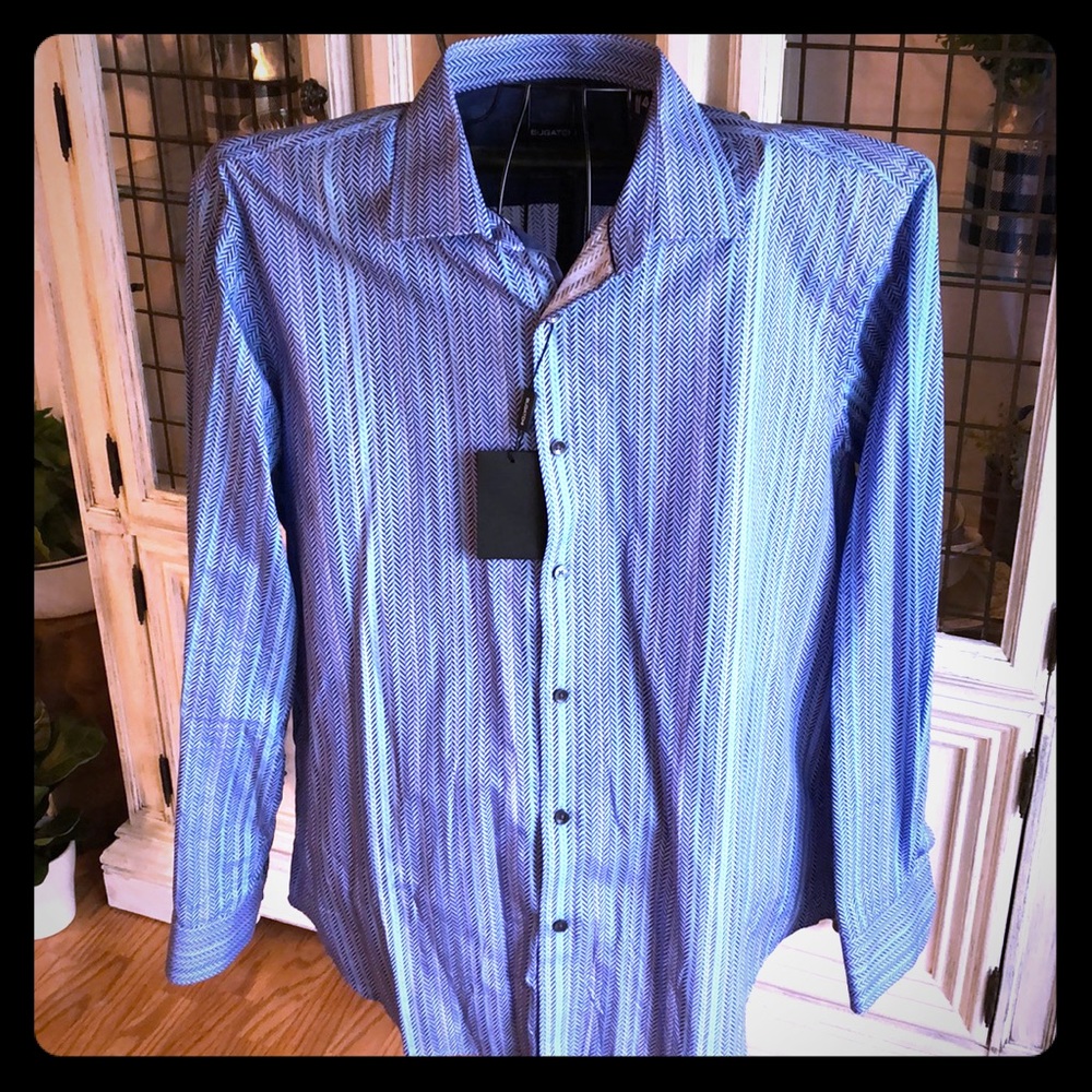 New Bugatchi long sleeve dress shirt